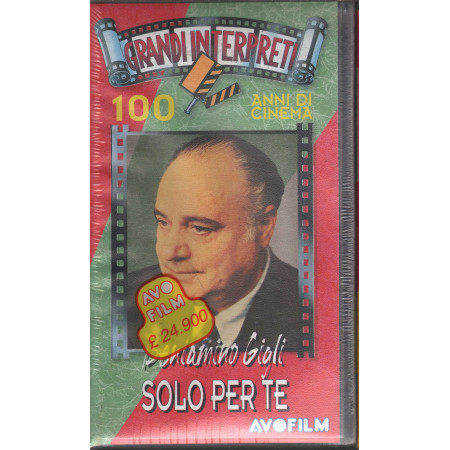 Solo Per Te VHS Beniamino Gigli Avo Film Sigillato