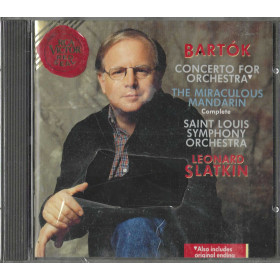 Bartók, Slatkin CD The Miraculous Mandarin, Concerto Per Orchestra / BMG Classics – 0090266170227 Sigillato