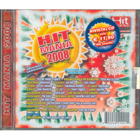 AA.VV CD Hit Mania 2008 / Magika ‎– 80224251241 Sigillato 0802242512415