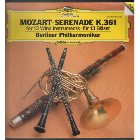 Mozart Berliner Philharmoniker ‎Lp Serenade K 361 For 13 Wind Instruments Nuovo