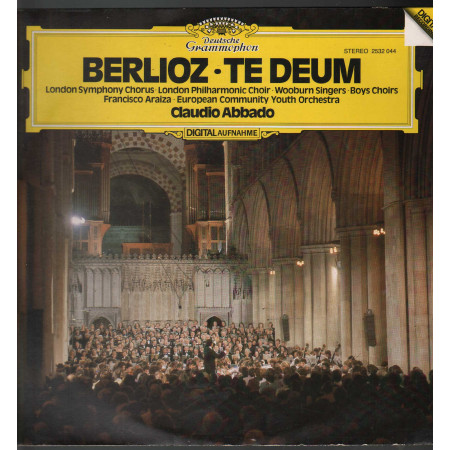 Berlioz C Abbado F Araiza W Singers London Symphony Chorus Lp Te Deum Nuovo