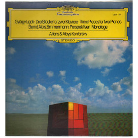 Ligeti Zimmermann Lp Drei Stucke Fur Zwei Klaviere Perspektiven Monologe Nuovo