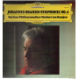 Brahms Berliner Philharmoniker H von Karajan Lp Symphonie No. 4 Deutsche Nuovo