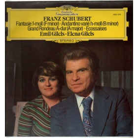 Schubert / Gilels Lp Fantasie F-moll (F-Minor) Andantino Varie H-moll (B-Minor)