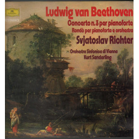 Beethoven Richter Sanderling ‎Lp Klavierkonzert Rondo Fur Klavier Und Orchester