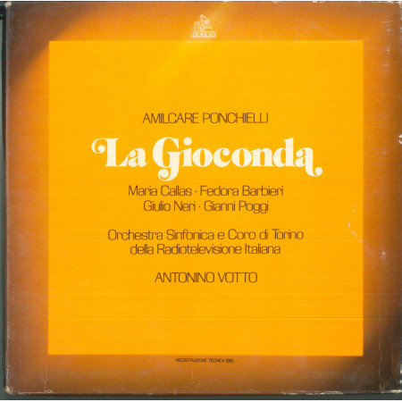 Amilcare Ponchielli 3x MC7 La Gioconda / Cetra MPO-3 2012 Nuova