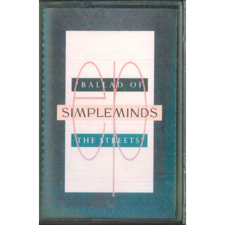 Simple Minds MC7 Ballad Of The Streets / Virgin – SMXC 3 Sigillata