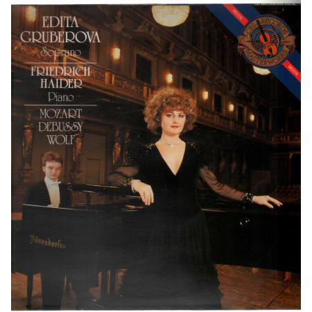 Edita Gruberova Friedrich Haider ‎Lp Vinile Mozart Debussy  Wolf / CBS IM 42002