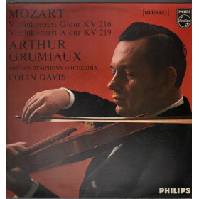 Mozart Grumiaux Davis London Symphony Lp Violinkonzert G-dur KV 216 A-dur KV 219