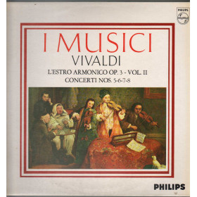 Vivaldi / I Musici ‎Lp L'Estro Armonico, Op. 3 - Vol. II: Concerti Nos. 5-6-7-8