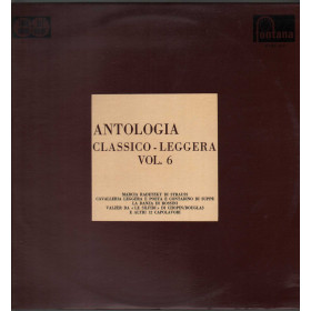 AAVV Lp Vinile Antologia Classico Leggera Vol. 6 / Fontana ‎– 6736 001 Nuovo