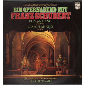 Schubert Ameling Ahnsjö Rotterdam Philharmonic de Waart ‎Lp Schubert On Stage