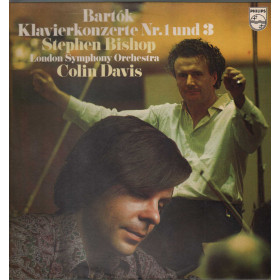 Bartok - Davis - Bishop - The London Symphony ‎Lp  Klavierkonzerte Nr.1 Und 3
