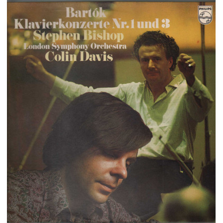 Bartok - Davis - Bishop - The London Symphony ‎Lp  Klavierkonzerte Nr.1 Und 3