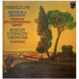 Mendelssohn Davis Lp Sinfonie Nr. 4 Italienische Musik Aus Ein Sommernachts-traum