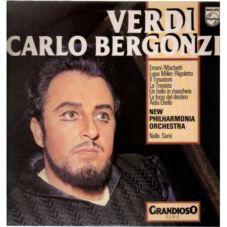 Verdi C Bergonzi Lp Il Trovatore La Traviata Un Ballo in Maschera Aita Otello