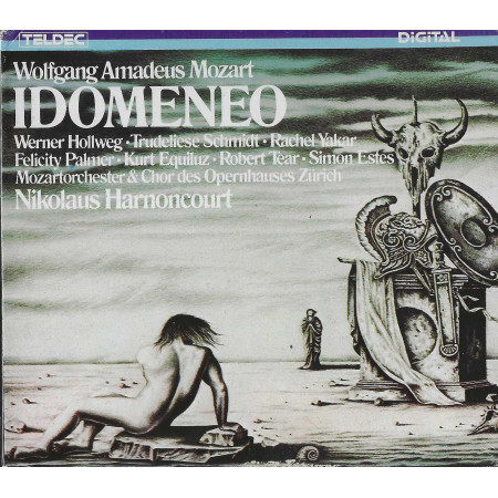 Mozart, Nikolaus Harnoncourt 3CD Idomeneo / TELDEC – 8.35547 Sigillato