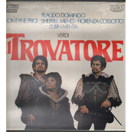 Verdi Domingo Price Milnes Cossotto New Philharmonia Z Mehta ‎Lp Il Trovatore
