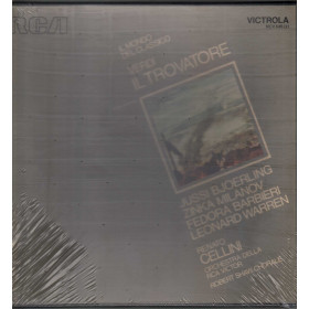G Verdi F Barbieri R Cellini J Bjoerling Z Milanov L Warren Lp Il Trovarore RCA