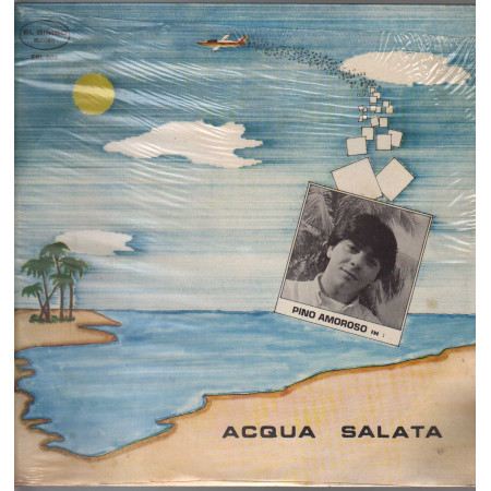 Pino Amoroso Lp Vinile Acqua Salata / El Bimbo Record ‎EBL 002 Sigillato