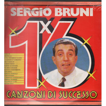 Sergio Bruni ‎Lp Vinile 16 Canzoni Di Successo / Discoring 2000 ‎Sigillato