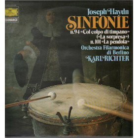 Haydn Orchestra Filarmonica Berlino Richter Lp Sinfonie 94 Col Colpo Di Timpano