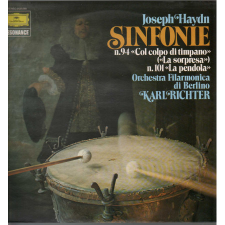 Haydn Orchestra Filarmonica Berlino Richter Lp Sinfonie 94 Col Colpo Di Timpano