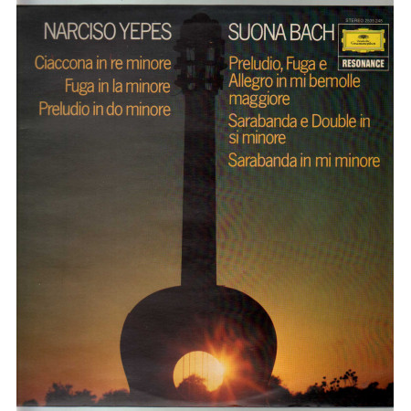 Narciso Yepes / Bach Lp Vinile Narciso Yepes Suona Bach Deutsche Grammophon ‎
