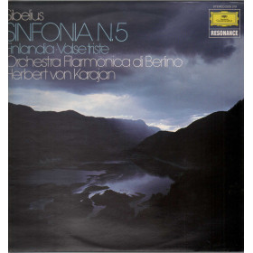 Sibelius Karajan Orchestra Filarmonica Berlino Lp Sinfonia No. 5 - Valse Triste