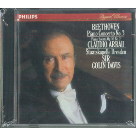Beethoven, Arrau, Davis, Dresden CD Piano Concerto No.3 & Sonata N 6 / Sigillato