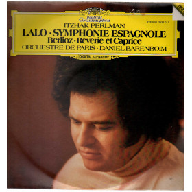 Lalo Berlioz Perlman Orchestre De Paris Barenboim ‎Lp Symphonie Espagnole  DG