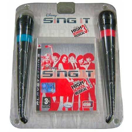 Disney Sing It High School Musical 3 + Microfoni Playstation 3 PS3 Sigillato