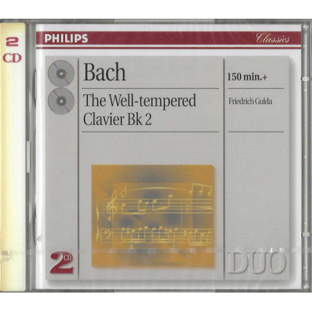 Bach / Friedrich Gulda CD The Well-tempered Clavier, Bk 2 / Philips – 4465482 Sigillato