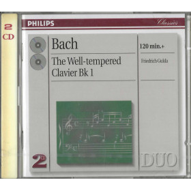 Bach / Friedrich Gulda CD The Well-tempered Clavier, Bk 1 / Philips – 4465452 Sigillato