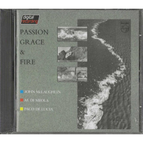 John McLaughlin, Al Di Meola, Paco De Lucia CD Passion Grace & Fire / Philips – 8113342 Sigillato