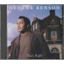 George Benson CD That's Right / GRP – GRP 98242 Sigillato