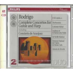 Rodrigo CD Complete Concertos For Guitar And Harp / Philips – 4622962 Sigillato