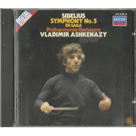Sibelius, Ashkenazy  CD Symphony N. 5 En Saga / Decca – 4100162 Sigillato