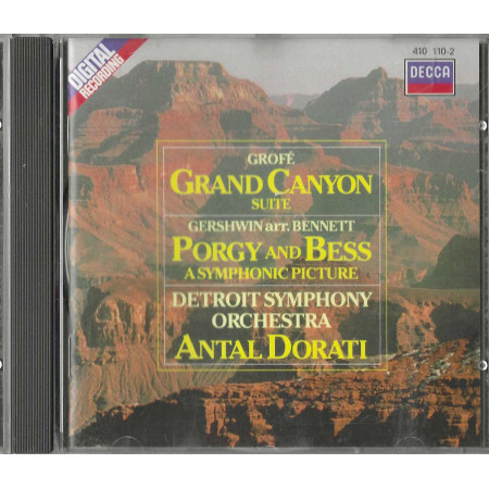 Grofé, Gershwin, Dorati CD Grand Canyon Suite / Porgy And Bess / 4101102 Nuovo