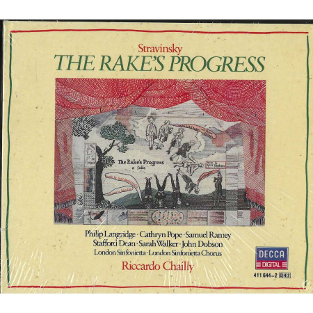 Stravinsky, Chailly CD The Rake's Progress / Decca – 4116442 Sigillato
