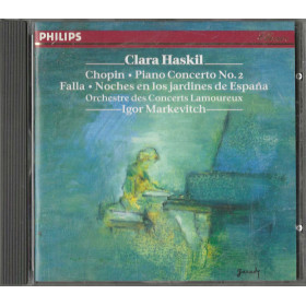 Haskil, Chopin, Falla,Markevitch  CD Piano Concerto No. 2 /  4164432 Nuovo
