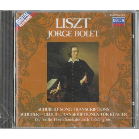 Liszt, Bolet  CD Schubert Song Transcriptions / Decca – 4145752 Sigillato