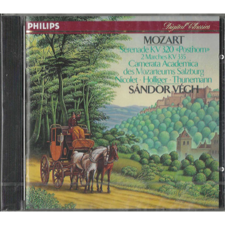 Mozart, Végh, Salzburg CD Serenade KV 320  "Posthorn" / Philips – 4224132 Sigillato
