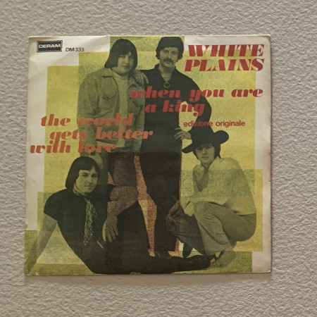 White Plains Vinile 7" 45 giri When You Are A King / Deram – DM333 Nuovo