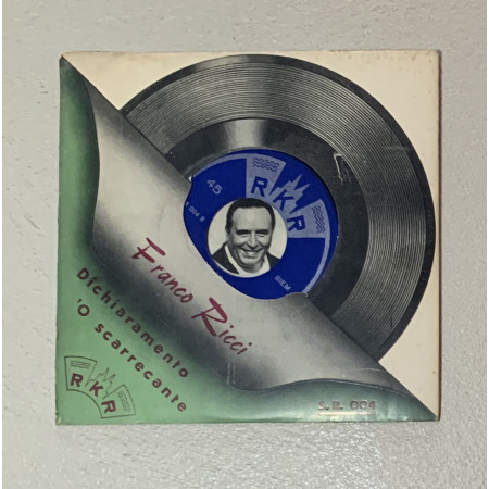 Franco Ricci Vinile 7" 45 giri Dichiaramento / O' Scarrecante / SR004 Nuovo