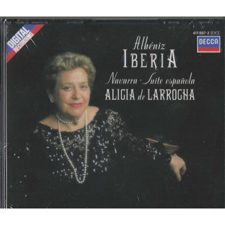 Albéniz, De Larrocha CD Iberia, Navarra, Suite  Espaňola /  4178872 Sigillato