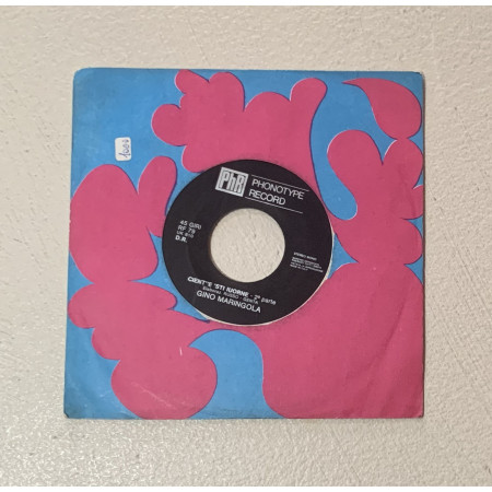 Gino Maringola E Il Suo Complesso Vinile 7" 45 giri Clent''E Sti Juorne / Nuovo
