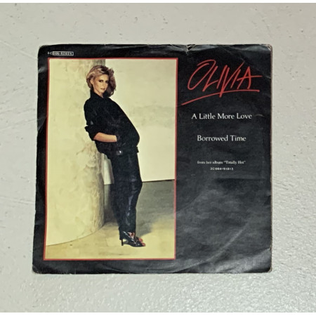 Olivia Newton-John Vinile 7" 45 giri A Little More Love / Borrowed Time / Nuovo