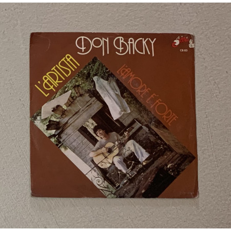 Don Backy Vinile 7" 45 giri L'Artista / L'Amore È Forte / CB83 Nuovo