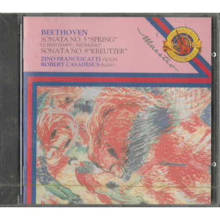 Beethoven CD Sonata No.5 For Violin And Piano Spring / CBS – MYK 42528 Sigillato